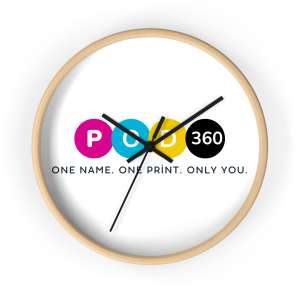 Personalized Wall Clock - Modern Decor for Home & Office, Customizable Gift for Birthdays, Anniversaries, or Holidays