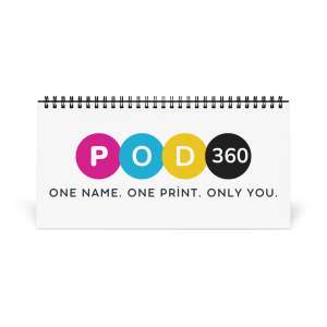 Customizable Desk Calendar, Yearly Planner, Personalized Calendar, Gift for Students, Office Decor, Modern Desk Accessory