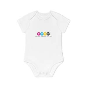 Baby Organic Bodysuit with Colorful Pool Design | Infant Gift, Cute Outfit, Newborn Essentials, Baby Shower Present, Eco-Friendly Clothing